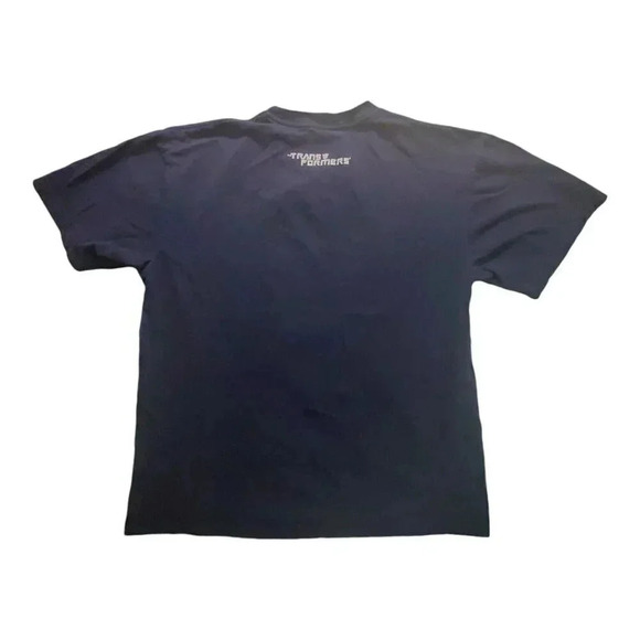 Transformers Graphic T Shirt Navy Blue Autobot Logo Mens Size Large - Picture 2 of 10